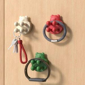 Creative Hook Multi-functional Key and Umbrella Storage Hook - No-penetrating Door Rear Strong Storage Rack