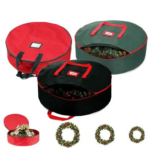 Oxford Large Christmas Tree Storage Durable Reinforced Handles Dual Zipper Waterproof Foldable Eco-Friendly Protects Dust