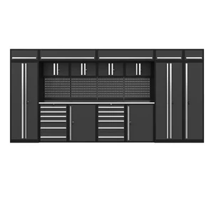 High Quality Modular Metal Tool Cabinet Garage Workbench Storage Cabinets For Auto Workshop Tool Workbench
