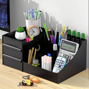 Plastic PP Rectangle Desktop Cosmetics Organizer Makeup Storage Box Drawer Dormitory Countertop Lipstick Box Waterproof Portable