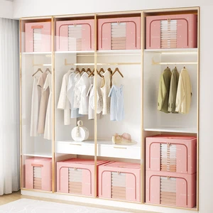 Rts Quick Delivery Polyester Folding Storage Box 66L Rectangle Storage Boxes Underbed Storage Box