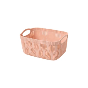 Custom Tassel Pattern Design Small Basket Plastic Storage Basket For Sundries