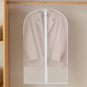 Dust Proof Laundry Garment Bags Hanging Clothing Storage Bags for Jacket Shirt Sweater