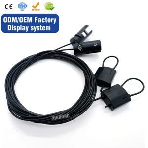 Factory Adjustable Black Color Cable Clips And Looping Cable Gripper Ceiling Suspension Kit For Hanging System