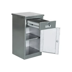 Lockable Stainless Steel Storage Cabinet Heavy Duty Metal Storage Cabinet Suitable For Workshops And Offices OEM ODM Factory