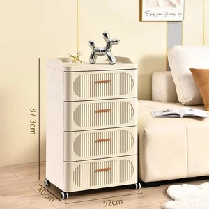 8006-4 Best Quality Multi-Function 4 Layers Plastic Drawer Parts Storage Cabinets Organizers