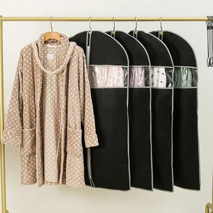 Simple Houseware Dresses Coats Storage Clothing Suit Cover Non-Woven Dust-proof Garment Bags