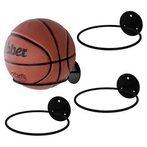 Modern Design Wall-Mounted Metal Storage Holders Racks Flower Rack Organizer Systems for Basketball Storage for Warehouses