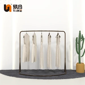 Wholesale New Design Metal Clothes Drying Rack Coat Hanger Stand with Bag Shoes Storage Hat Hanging Shelf Display Racks