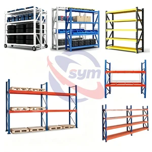 Space Saving Garage Storage Shelves Metal Rack for Small Shop and Home Basement Storage Organization