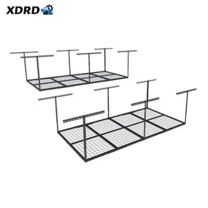 American-style Riveted Detachable Design Wall-mounted Garage Ceiling Storage Shelf Rack