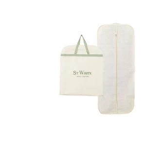 Non-Woven PP Lining Thickened Waterproof Embroidered Windbreaker Jacket Dust Bag Storage Bag Coat Protector