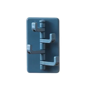 Household Storage Tools Strong Dormitory Hook Wall-mounted Non-punch Coat Hook Creative Rotating Hook