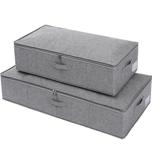 Exquisite Workmanship Foldable Classic Style Home Under Bed Storage Box.