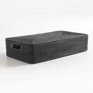 Cheap Price High Quality Rattan Box: Perfect for Storage, Natural Eco-friendly Under Bed Storage Box for Home Hotel Villas