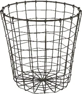 Heavy Duty Iron Wire Food-Safe Eco-Friendly Multifunctional Utility Storage Basket Round