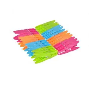 24pcs Plastic Clothespins