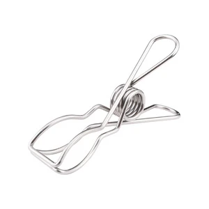 Manufacture Custom Household Pegs Clothespins Clips Stainless Steel Metal Clothes Pegs for Laundry