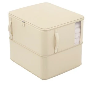 HSO25 Large Foldable Quilt Compression Storage Bag Heavy Duty Clothing Organizer Moving Luggage Packing Travel Essential Sacks