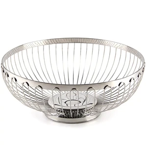 Popular Stainless Steel Wire Basket Low Cost Factory Direct Supply