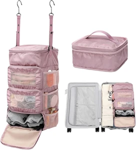 Multi-layer Fabric Multifunction Storage Bag Casual Simple Luggage Packing Organizer Hook Clothing Underwear Carry Closet Size