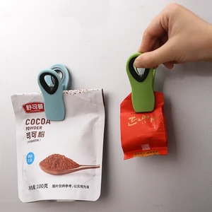 Air Tight Seal Bag Clips Multi-Purpose Clips Durable for Food Bag Magnetic Plastic Clip