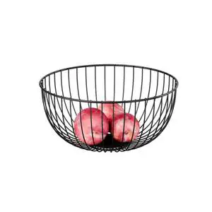 WIREKING Metal Wire Fruit Basket Kitchen Countertop Storage Organizer for Fruits Bread Vegetables Home