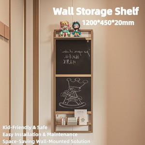 2025 Modern Design Home Decorative Storage Rack Multi-Tier Space-Saving Wall Mounted Wall Storage Shelf
