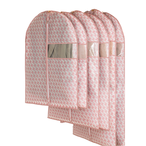 Clothing Garment Dust Cover Storage Bags Plastic Transparent Waterproof Multifunctional Washable 60x80cm Hook Type Customized