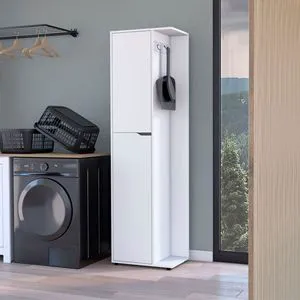 White 2-Door Cabinet Organizer