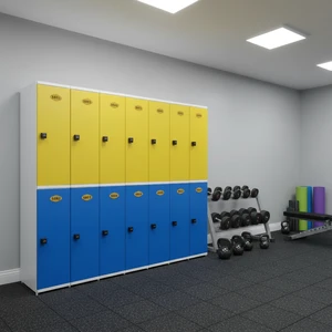 JMDS-402 PVC ABS Locker Cabinet Factory Wholesale Price Waterproof Long Lifespan Corrosion Resistant Gym Fitness Center Wild Use