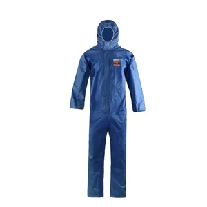 Blue Breathable Limited Protection Suit, Dustproof and Light Splash protection Coverall, Hooded Dust Suit Dust-proof Clothing