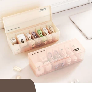 Charger Cable Cord Storage Organizer Without Cable Ties Desk Drawer Accessories Organizers