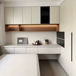 Solid Wood Children's Tatami Wardrobe Desk Bed Bedroom Small Apartment Customization Study Table And Bookshelf Designs