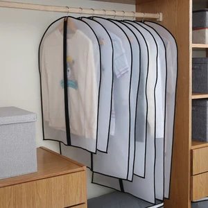 Best Price Wardrobe Storage Washable Hanging Transparent Garment Bag for Suit Dress Damp Proof Dust Proof Organizer