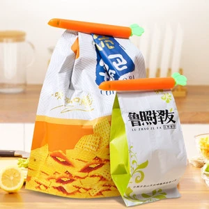 Custom Plastic PP Sealer Clip Long Sealing Bag Food Clips Clamp Sturdy Reusable Freezer Bag Clip