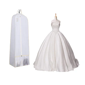 Laundry Cloth Dust Cover Dry Cleaning Clear Plastic Poly, Packaging Non Woven Garment Bags Cover Bags Roll/
