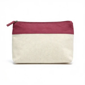 Custom Logo National Fashion Geometric Color-Block Durable Nylon Zipper Makeup Bag High-Value Portable Storage