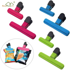 Heavy Duty Chip Bag Clips Food Clips Bag Sealing Clips Plastic Air Tight Seal Grip for Crisp Coffee Snacks Bagged Food