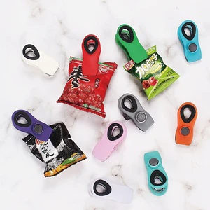 Multi-function Plastic Snack Food Bag Sealing Chip Clips Kitchen Storage Bag Fridge Magnetic Clips