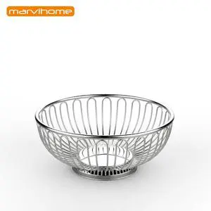 Classic Stainless Steel Fruit and Bread Wire Basket