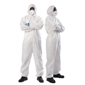 Factory Wholesale OEM Customizable Dustproof Anti-spray Safety Suit Disposable Microporous Non-woven Protective Coverall
