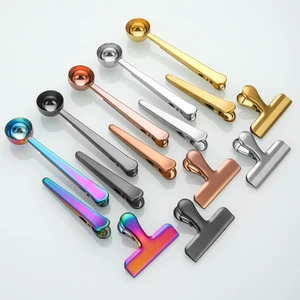 Manufacturer Bread Bag Clips Custom Book Clip 410 Stainless Steel Snack Coffee Bag Clip