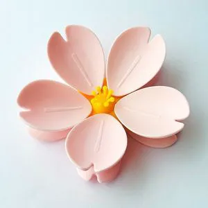 Multifunctional Reusable Sakura Food Sealing Clips For Kids, Sealing Pour Food Clip For Snack Bag