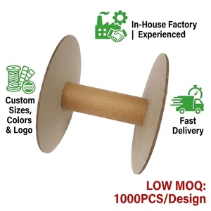 Heavy Duty Cardboard Wire Reel Bulk Industrial Spools Custom Flange Ribbon Packaging Durable Filament Spool Cable Reel Suppliers