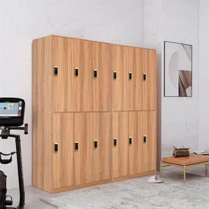 Best Seller 6-Door Metal Gym Locker Cabinet with Key Lock Waterproof Wall Mount Commercial Use Home Bedroom Storage