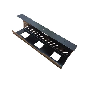 Metal Stamping No Drno Drilling Extendable Under Desk Cable Management Tray Cord Organizer With Clamp