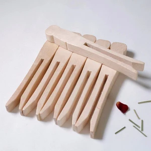 Flat Round Wood Clothes Pins,natural Kids Toy Clothespin Dolly Pegs
