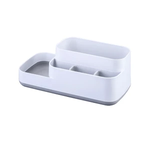 Kworld Wholesale High Quality Multifunction Desktop Makeup Organizer Plastic Storage Box Cosmetic Storage