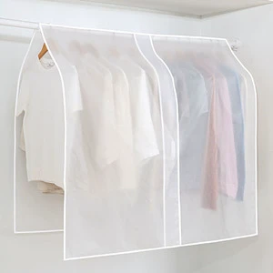 Transparent PVC Plastic Waterproof Hanging Organizer for Jackets Coats and Clothes Dustproof Protector for Restaurant Use